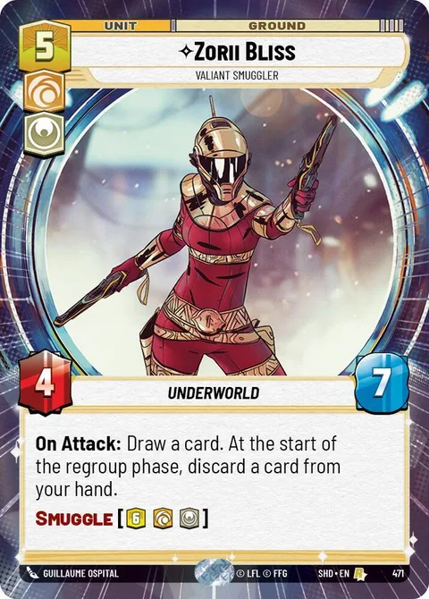 Zorii Bliss, Valiant Smuggler
