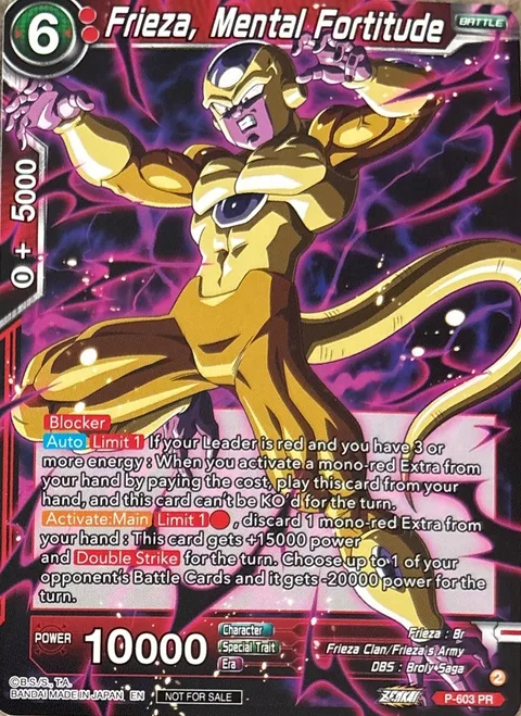 Frieza, Mental Fortitude