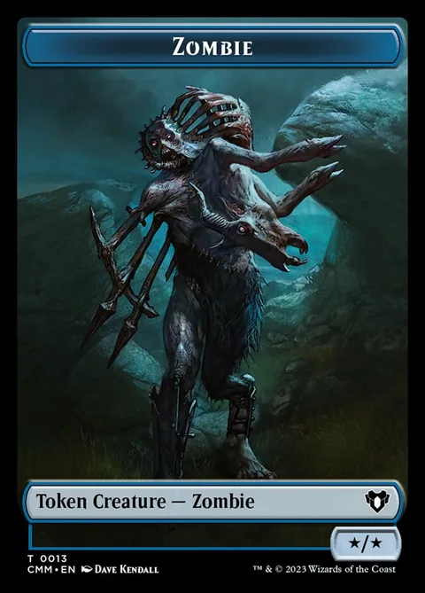Zombie Token (U */*) // Treasure Token