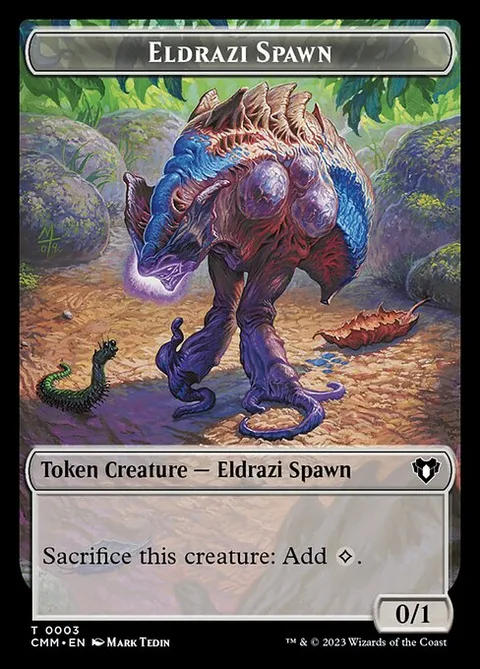 Eldrazi Spawn Token (C 0/1) // Phyrexian Beast Token (G 4/4)