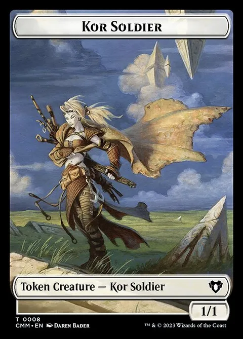 Kor Soldier Token (W 1/1) // Clue Token