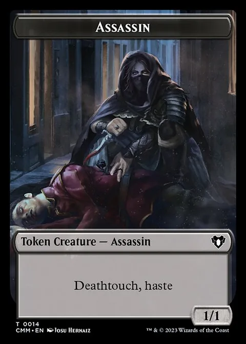 Assassin Token (B 1/1 Deathtouch, haste) // Clue Token