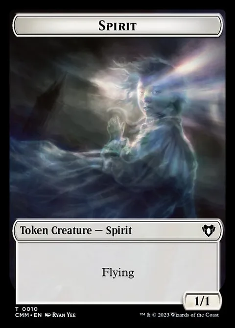 Spirit Token (W 1/1) // Cat Token (G 2/2)