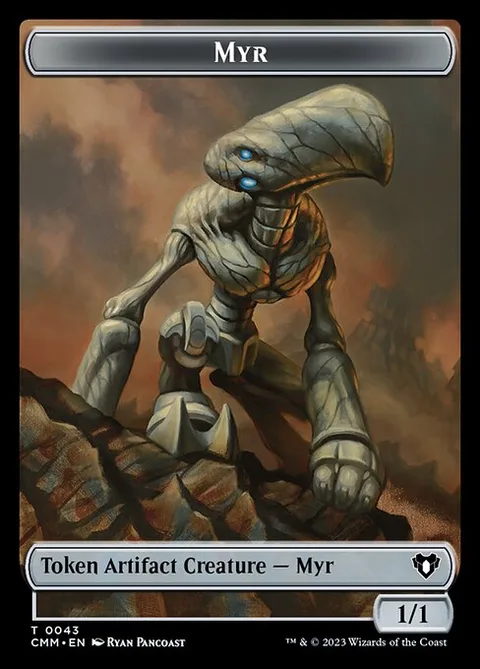 Myr Token (A 1/1) // Treasure Token