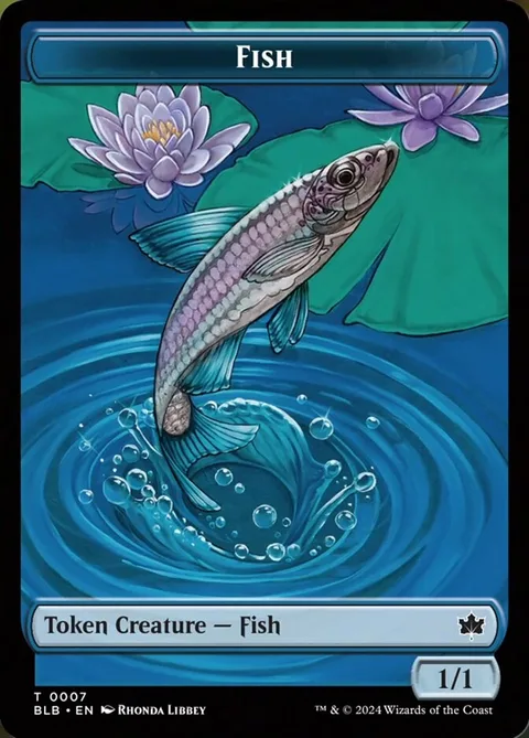 Fish Token (Blue 1/1)