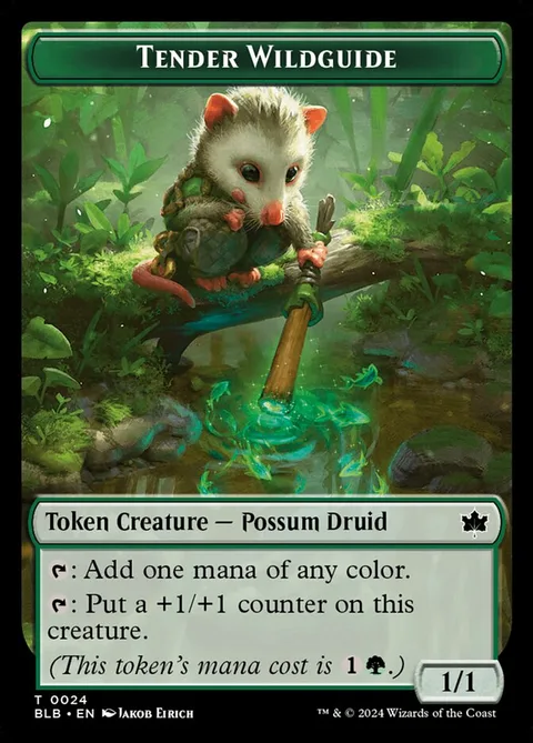 Tender Wildguide Token (Green 1/1)