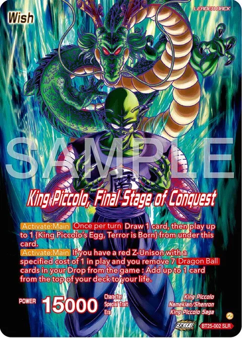 King Piccolo // King Piccolo, Final Stage of Conquest