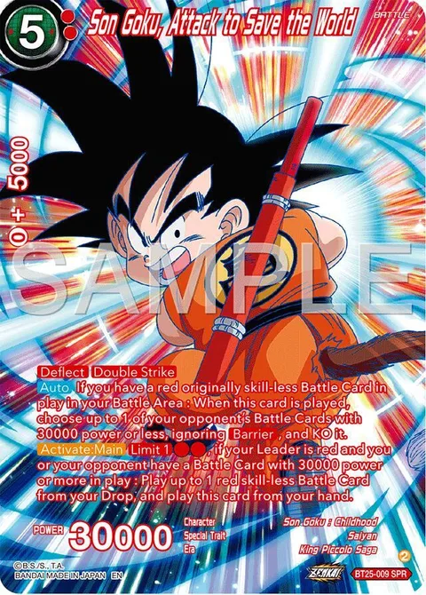 Son Goku, Attack to Save the World