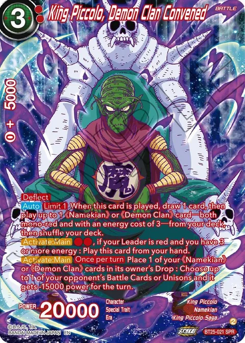 King Piccolo, Demon Clan Convened