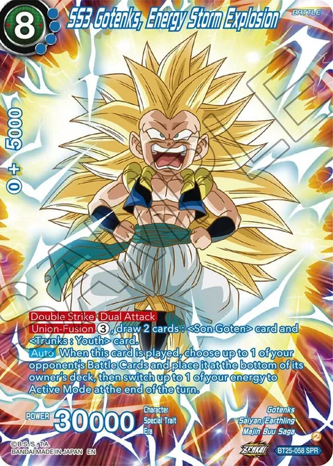SS3 Gotenks, Energy Storm Explosion