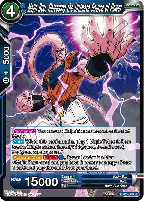 Majin Buu, Releasing the Ultimate Source of Power