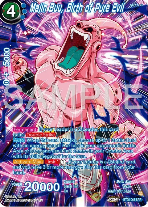 Majin Buu, Birth of Pure Evil