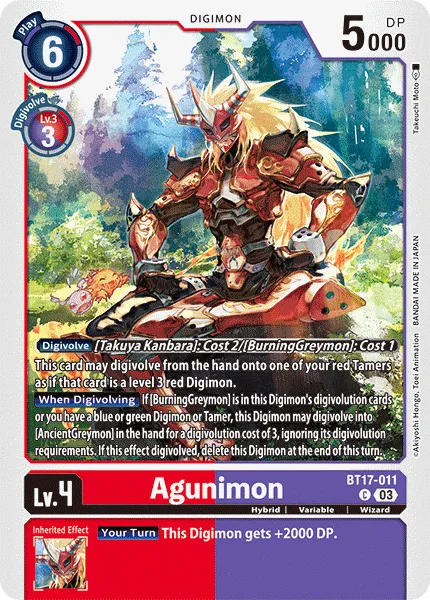Agunimon (BT17-011)
