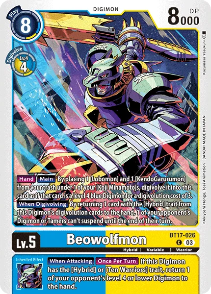 Beowolfmon (BT17-026)