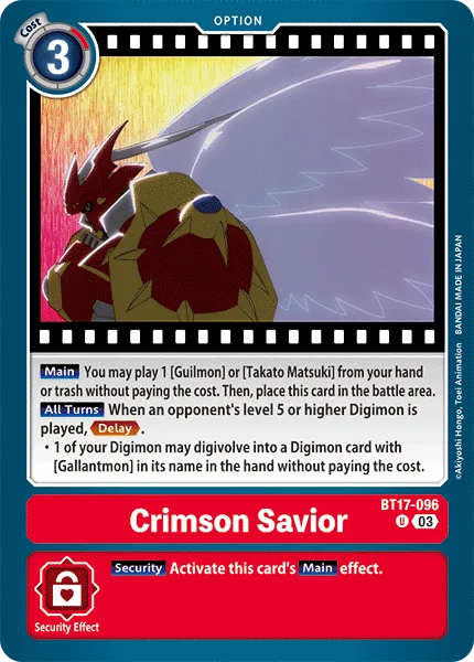 Crimson Savior (BT17-096)