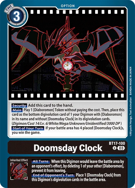Doomsday Clock (BT17-100)