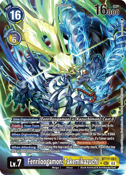 Fenriloogamon: Takemikazuchi (BT17-101)