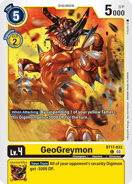 GeoGreymon (BT17-033)