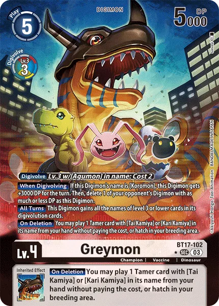 Greymon (BT17-102)