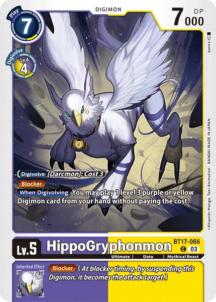 HippoGryphonmon (BT17-066)