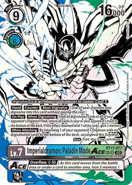 Imperialdramon: Paladin Mode Ace (BT17-077)