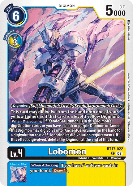 Lobomon (BT17-022)