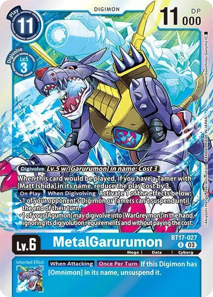 MetalGarurumon (BT17-027)