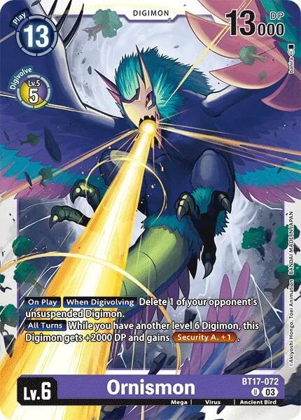 Ornismon (BT17-072)