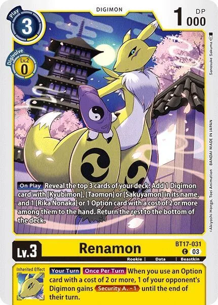Renamon (BT17-031)