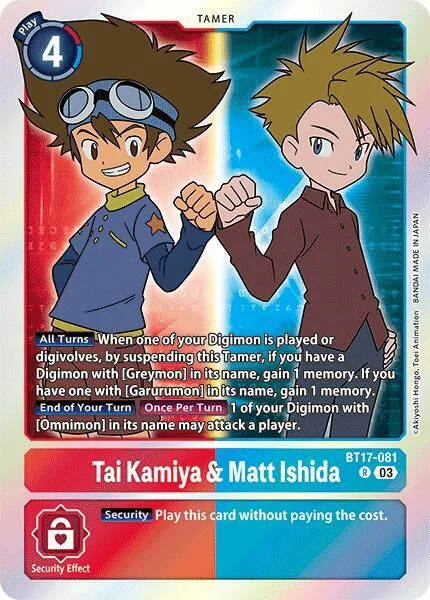 Tai Kamiya & Matt Ishida (BT17-081)