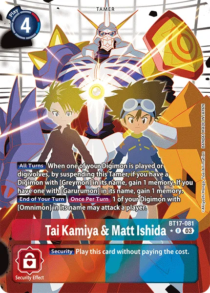 Tai Kamiya & Matt Ishida (BT17-081)