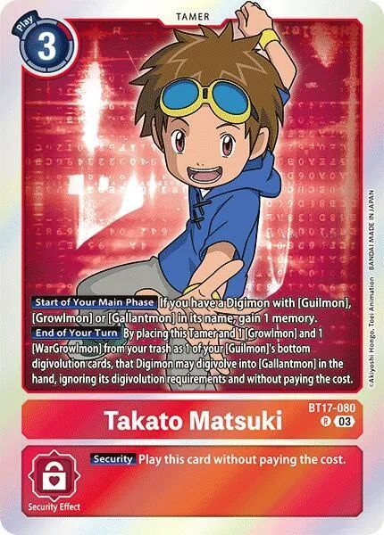 Takato Matsuki (BT17-080)