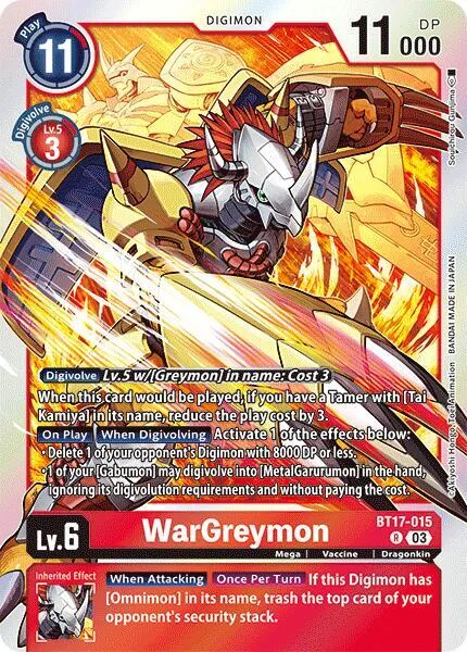 WarGreymon (BT17-015)