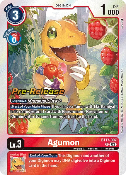 Agumon (BT17-007)