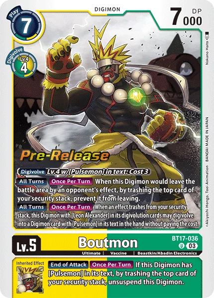 Boutmon (BT17-036)