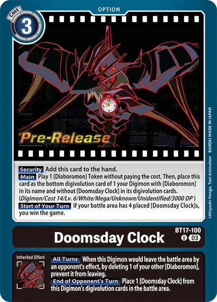 Doomsday Clock (BT17-100)