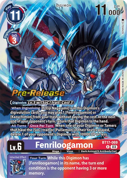 Fenriloogamon (BT17-069)