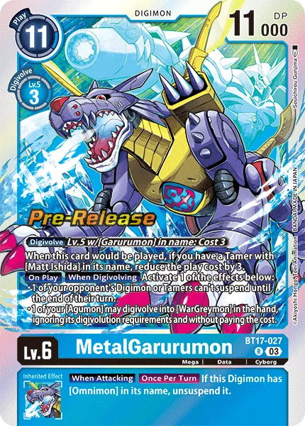 MetalGarurumon (BT17-027)