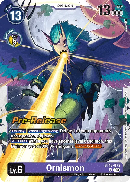 Ornismon (BT17-072)