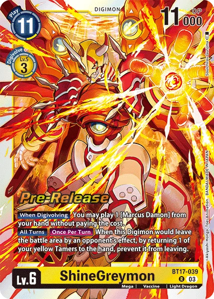 ShineGreymon (BT17-039)