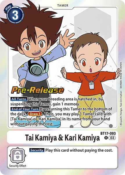 Tai Kamiya & Kari Kamiya (BT17-093)