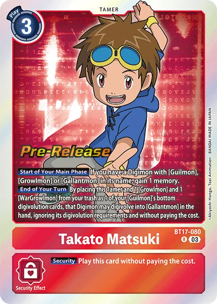 Takato Matsuki (BT17-080)