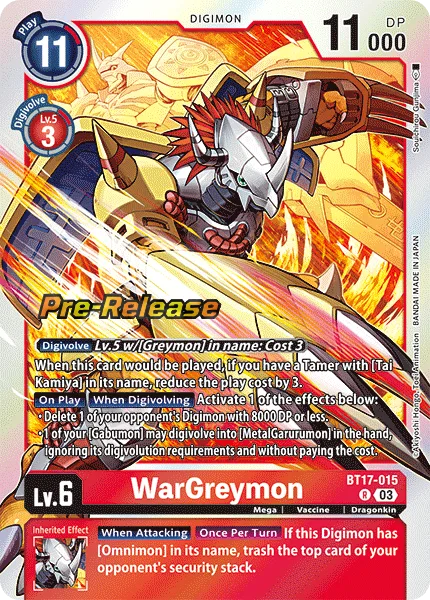 WarGreymon (BT17-015)