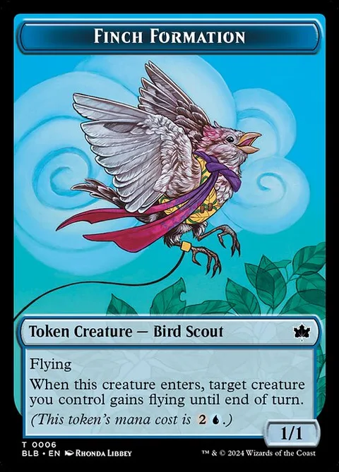 Finch Formation Token (Blue 1/1)