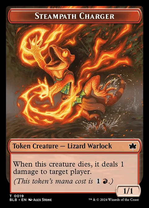 Steampath Charger Token (Red 1/1)