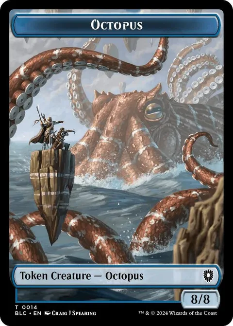 Rabbit Token (W 1/1) // Octopus Token (U 8/8)