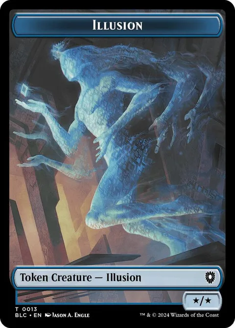 Illusion Token (U */*) // Goblin Token (R 1/1)