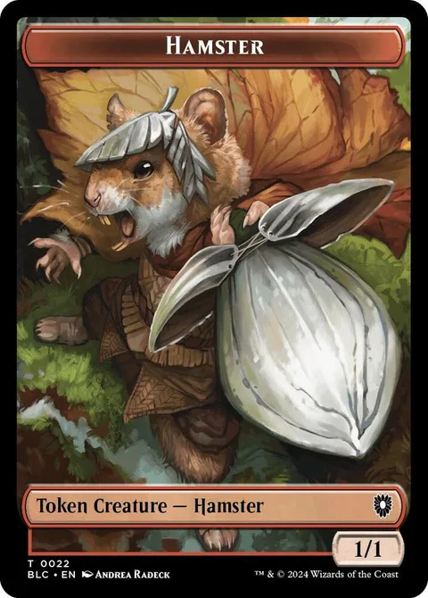 Hamster Token (R 1/1) // City's Blessing