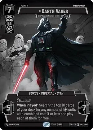 Darth Vader, Commanding the First Legion