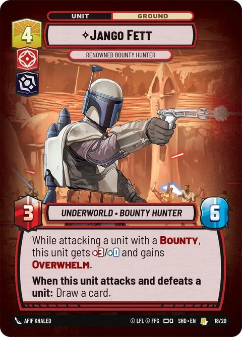 Jango Fett, Renowned Bounty Hunter